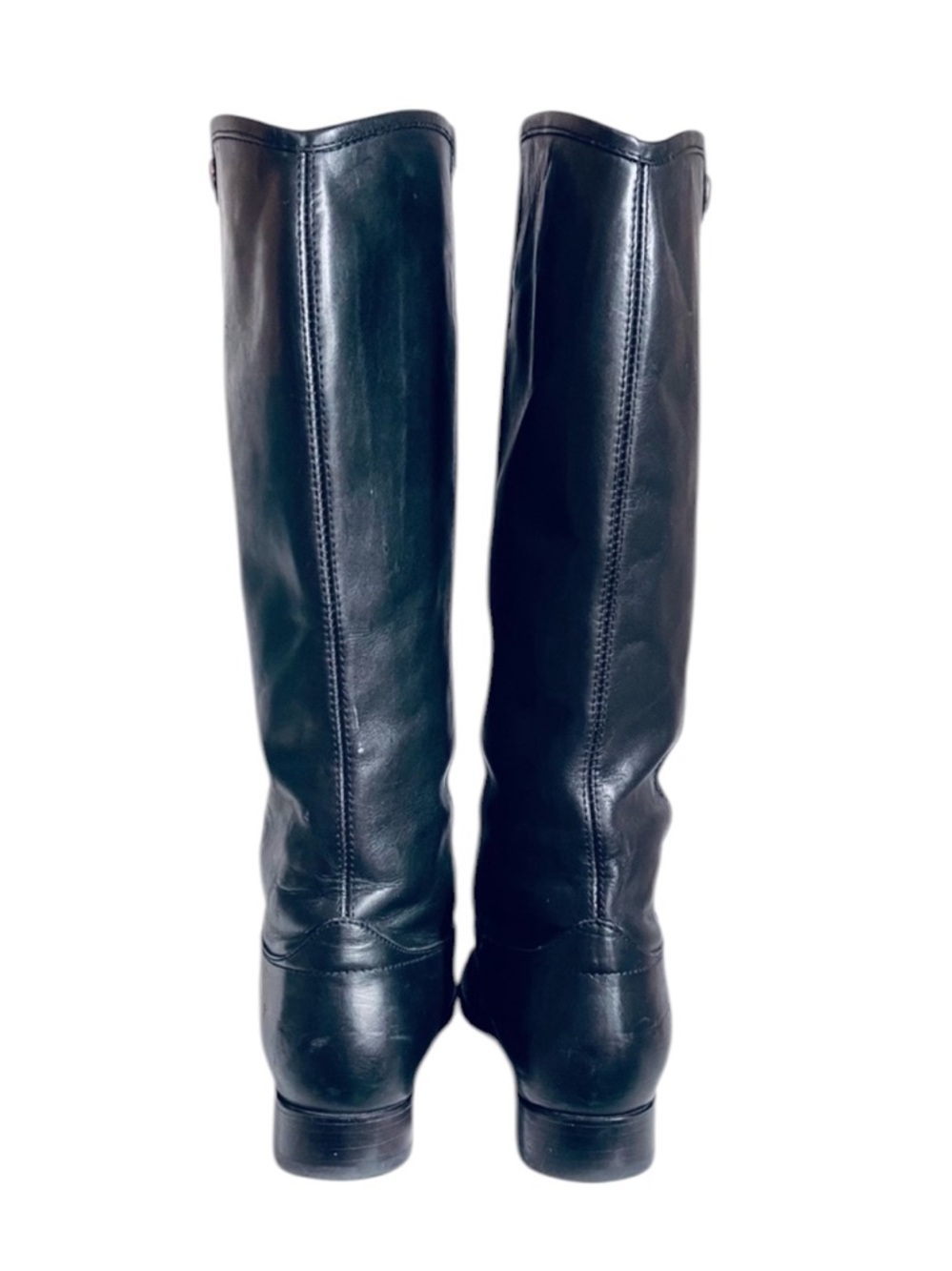 FRYE Riding Boot Equestrian Melissa Button 2 Boho Western Leather Black  Sz 9 - Picture 7 of 15